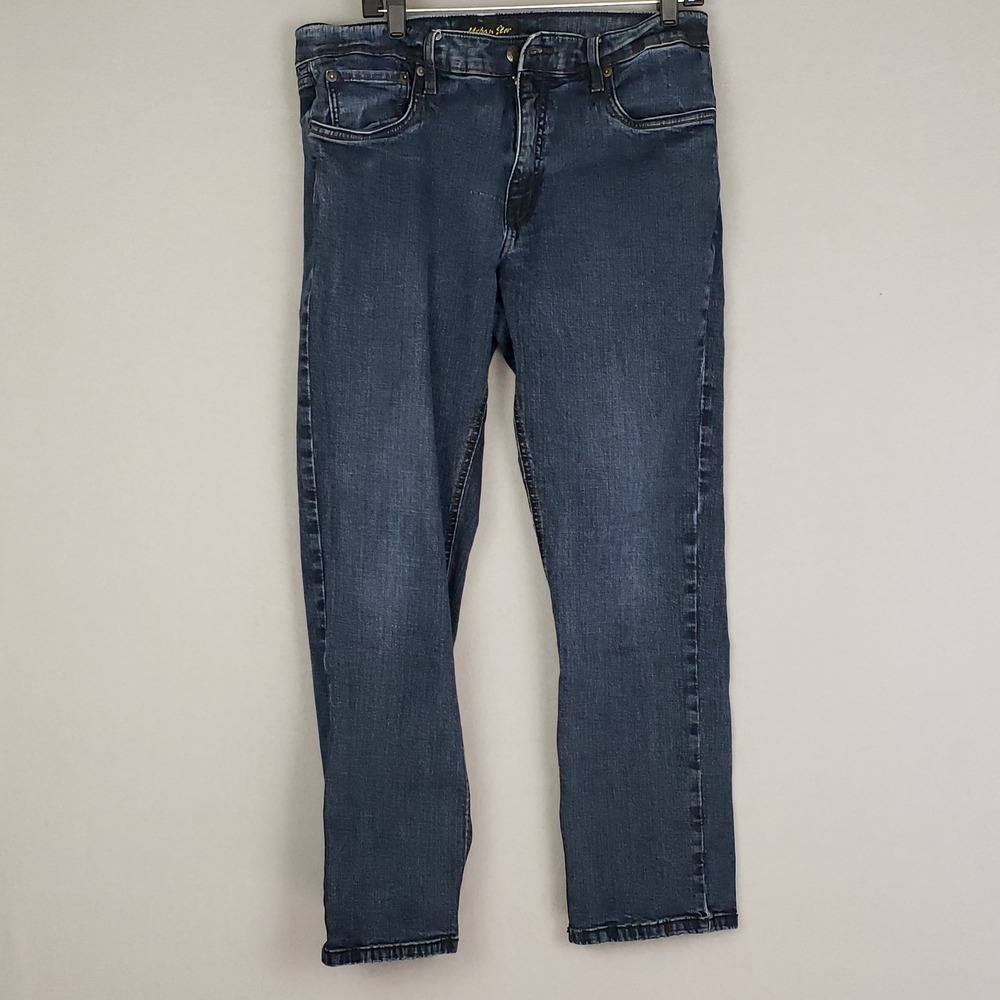 Urban Star 34x30‎ Straight Leg Jeans Dark Denim Normcore Everyday Casual Basic